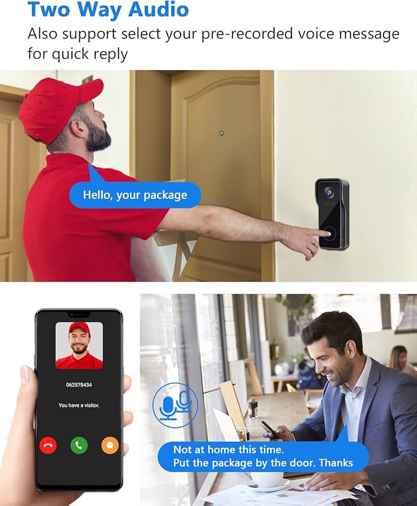 2 way video door bell