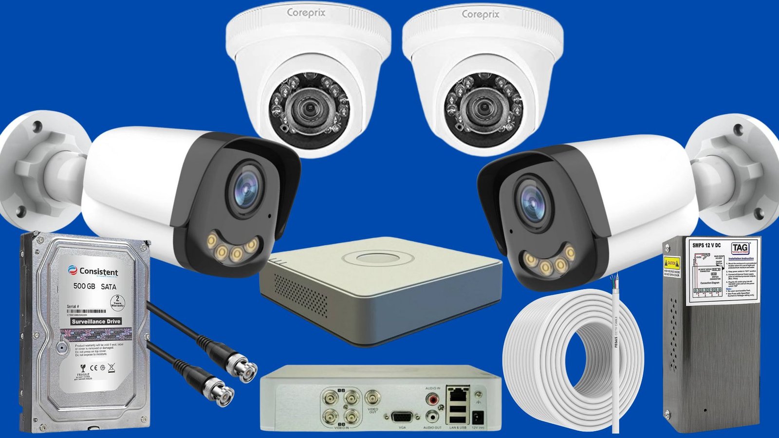 HD CCTV camera set
